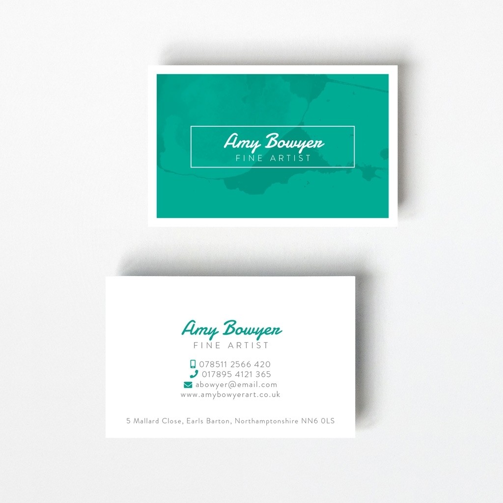 Contemporary Marble Business Card