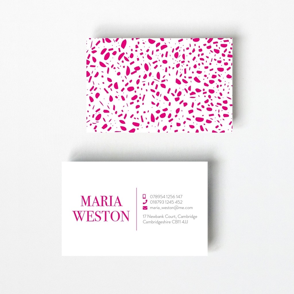 Speckled Design Business Card