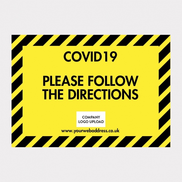 COVID-19 Foamex Safety Signs - Design Your Own